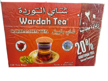 Al Wardah Cardamom Tea (100 Bags) - Papaya Express